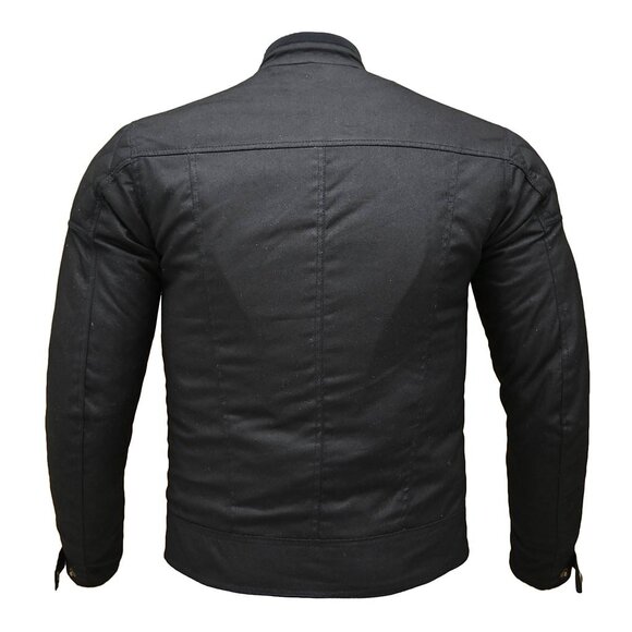 RIDERACT® Cotton Textile Men Jacket With Armors Waterproof Motorbike Jacket NEW - Picture 2 of 8